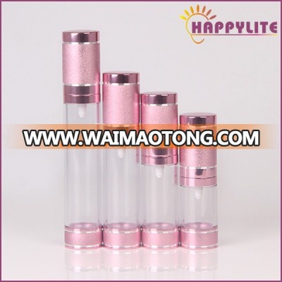 Small alumite airless plastic empty water lotion pump bottle