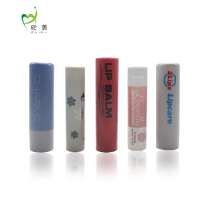 New design empty 5g ABS  slim packaging round liquid lipstick container