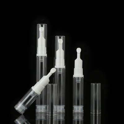 Luxury Plastic 5ml 10ml 12ml 15ml Eye Gel Cream Tube Container Flat Applicator Airless Eye Cream Bottle