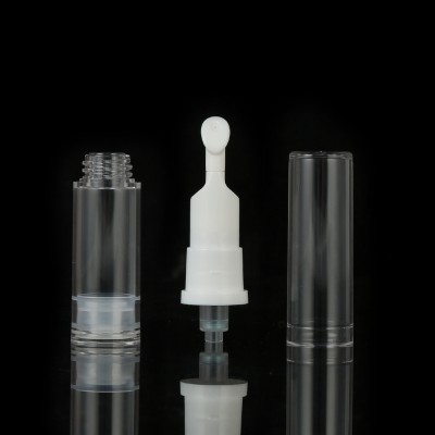 5ml 10ml 12ml 15ml Clear Airless Bottle Round Shape Cosmetic Click Pen for Eye Cream