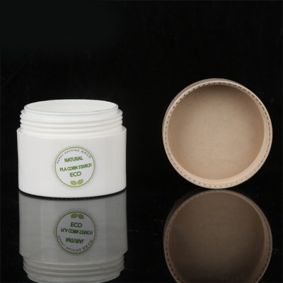 100% Biodegradable Cosmetic Pla Cosmetic Jar 50g Plastic Jar Lid For Face Cream Packaging