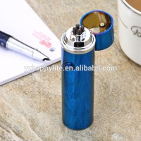 Flameless dual arc usb rechargeable smoking lighter cylinder shape